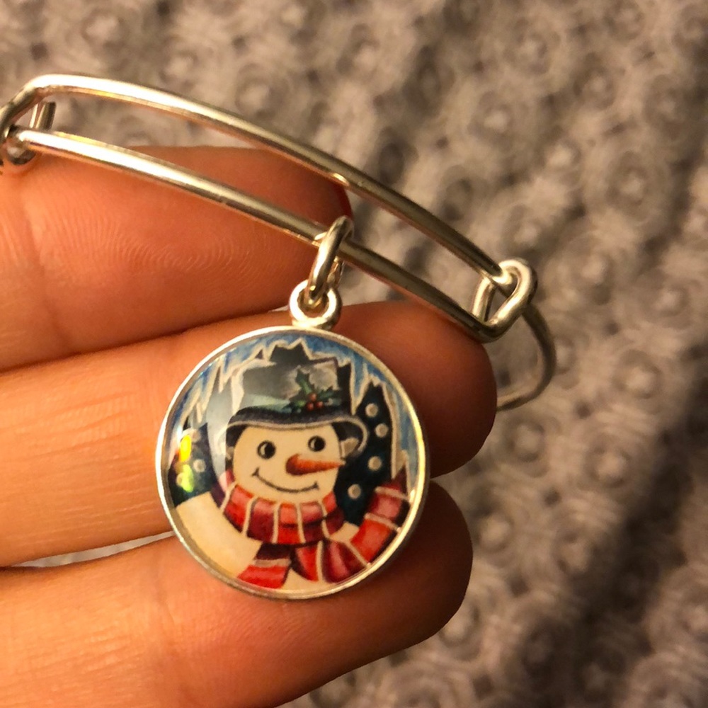 Alex and Ani snowman bracelet